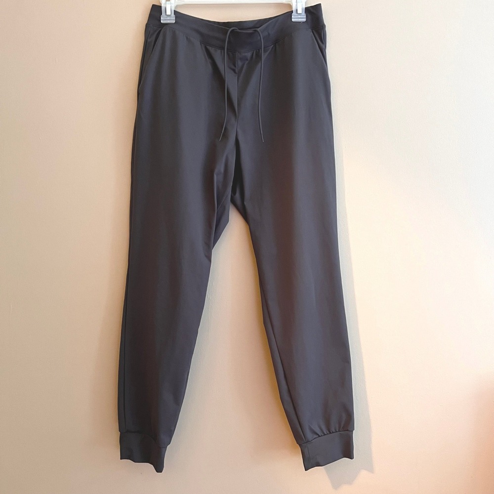 Uniqlo AIRism Joggers Mens Medium Dark Gray Charcoal Athletic Pants 474479